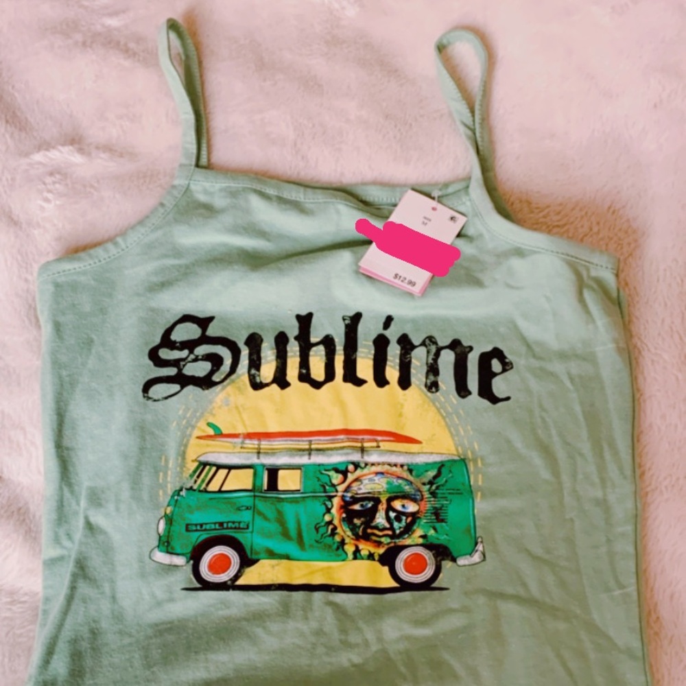 sublime green tank top